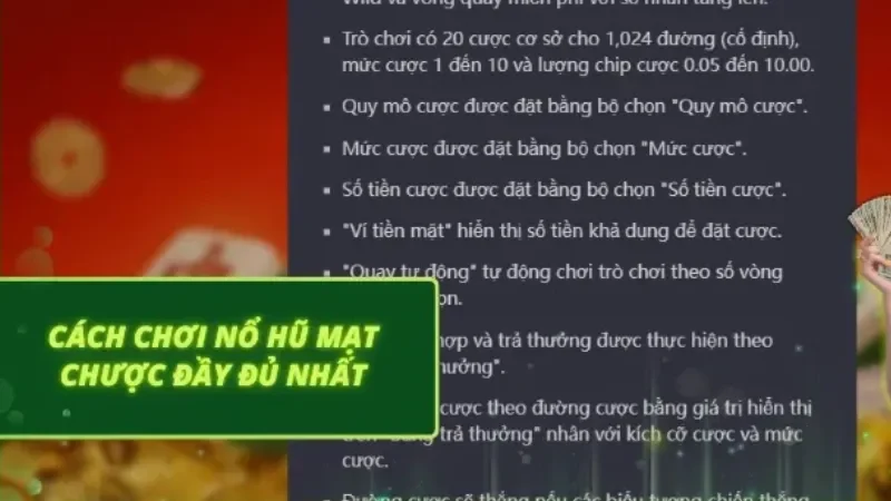 Luật chơi nổ hũ mạt chược