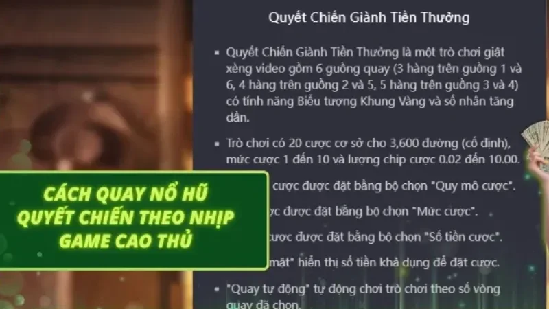 Tân thủ học nhanh cách quay nổ hũ quyết chiến cực cháy tại 88nn
